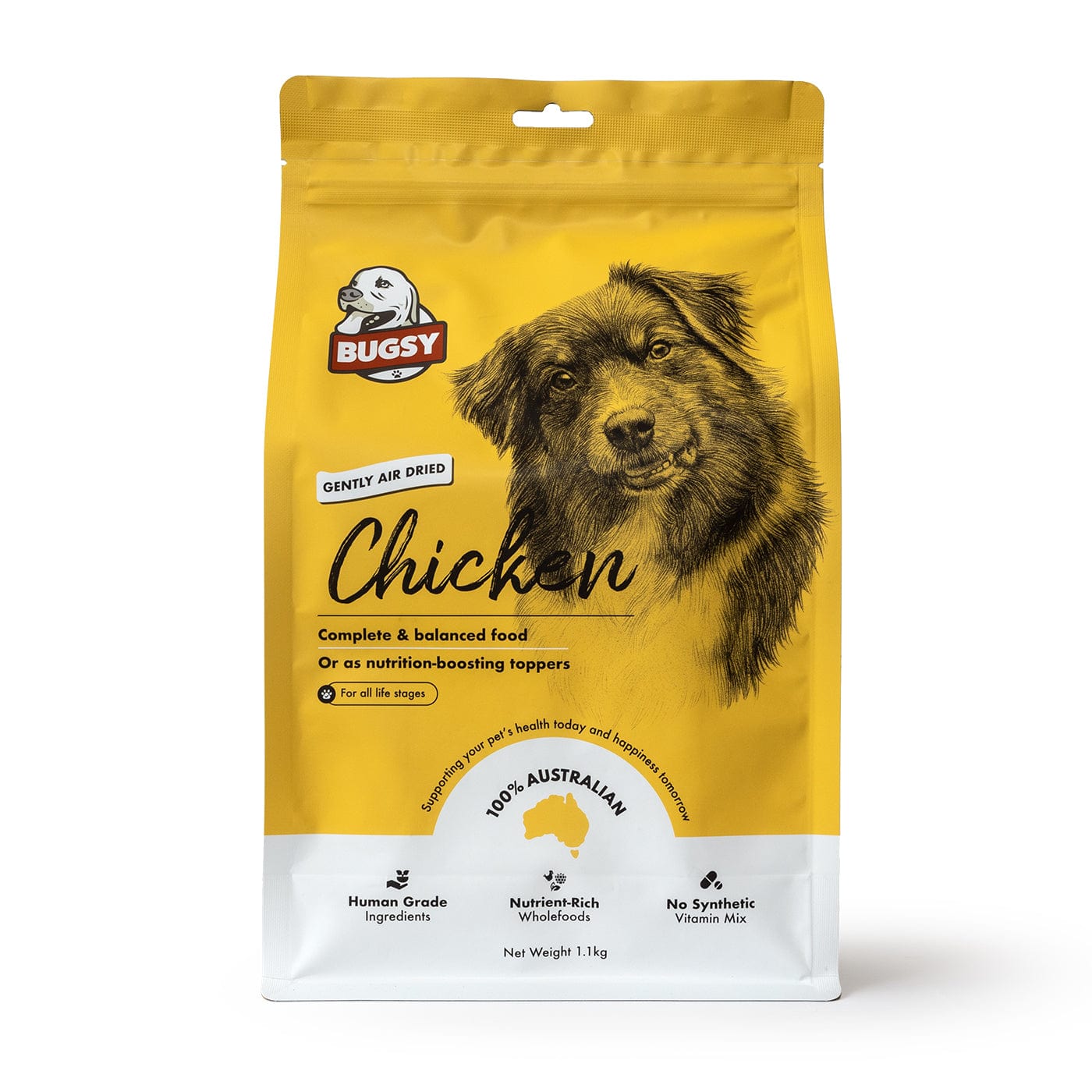 Bugsy's Air-Dried Dog Food Chicken