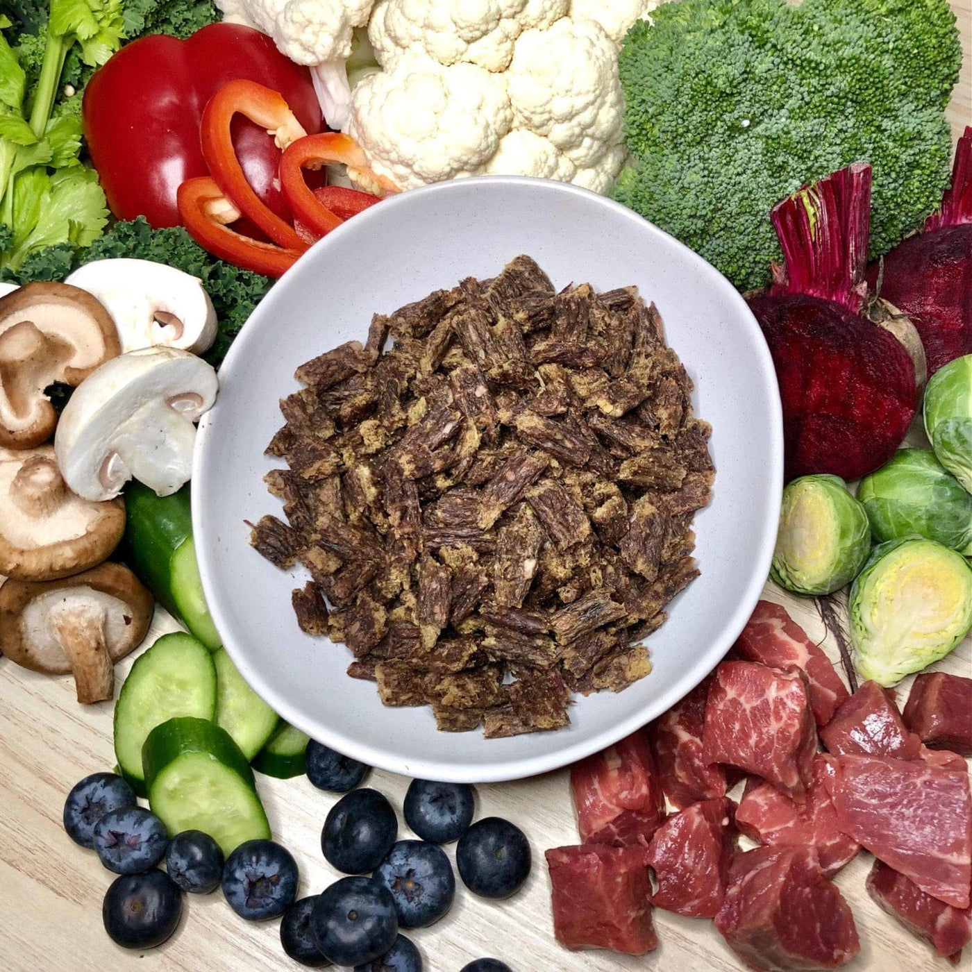 BEEF Air Dried Raw Premium Complete Food for Dogs