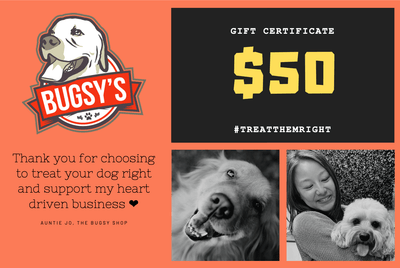 BUGSY'S GIFT CERTIFICATES