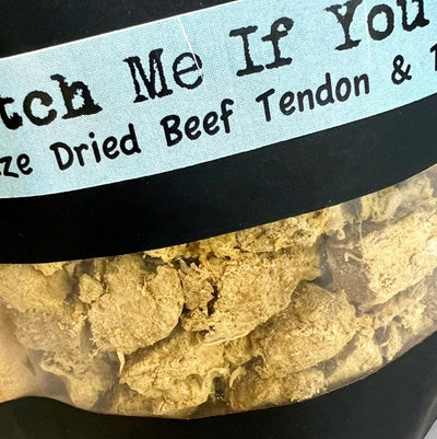Australian Grass Fed BEEF TENDON & TURMERIC Freeze Dried Functional Snack for Cats